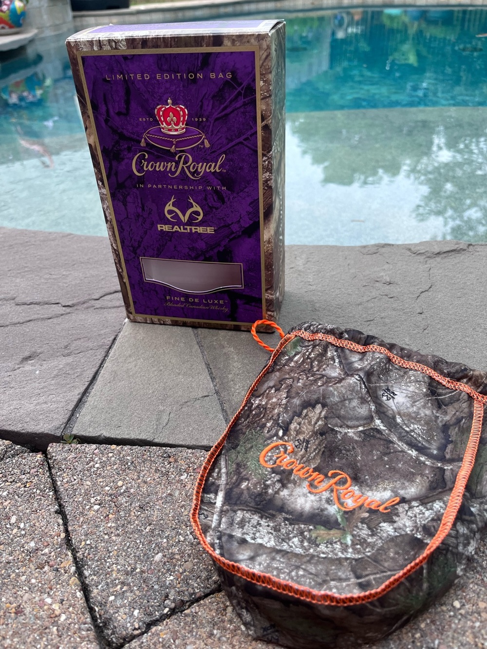 Crown Royal Realtree Camo Bag & Box  2026 Brand NEW LIMITED Collectors